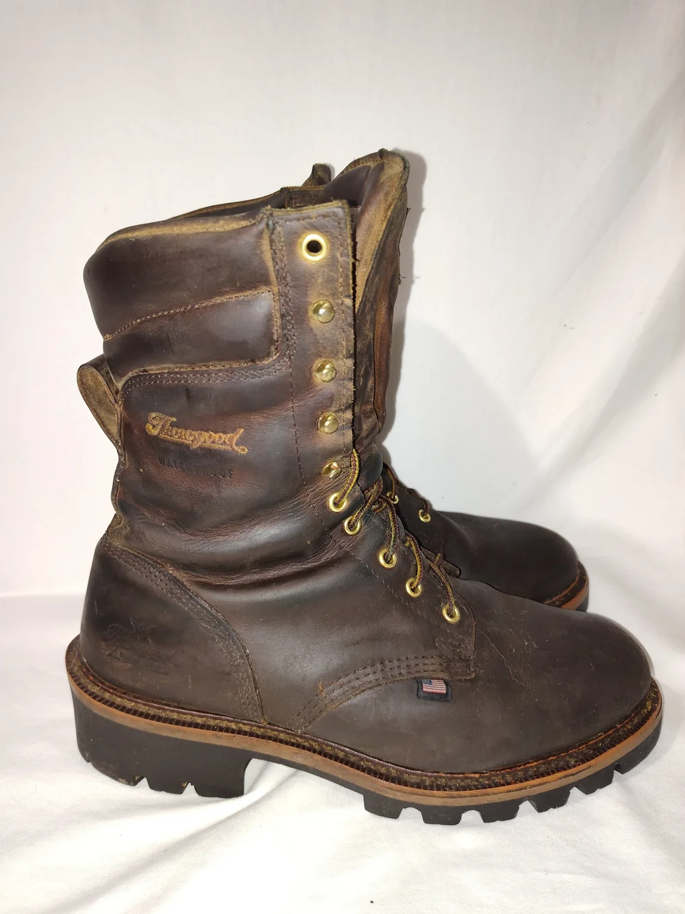 Thorogood Heritage Brown Leather Work Boots